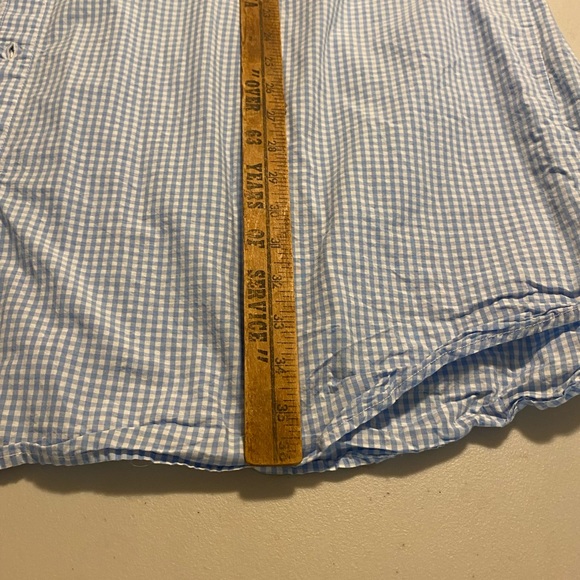 3XLT 3XT- COLUMBIA -Blue Check  Long Sleeve - SUPER BONEHEAD Omni-Shade - NWOT - Picture 8 of 9